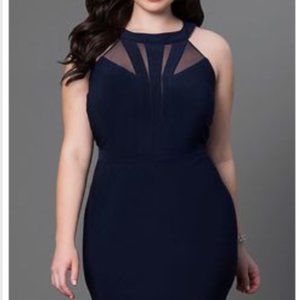 New Woman Navy Blue Dress (NEW) Formal/Dinner Dress SZ 18W